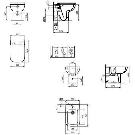 Wandbündige Sanitärkeramik Mit Soft-Close-Sitz, Life Ideal Standard-Kollektion 5 Wandbündige Sanitärkeramik Mit Soft-Close-Sitz, Life Ideal Standard-Kollektion – Bild 5
