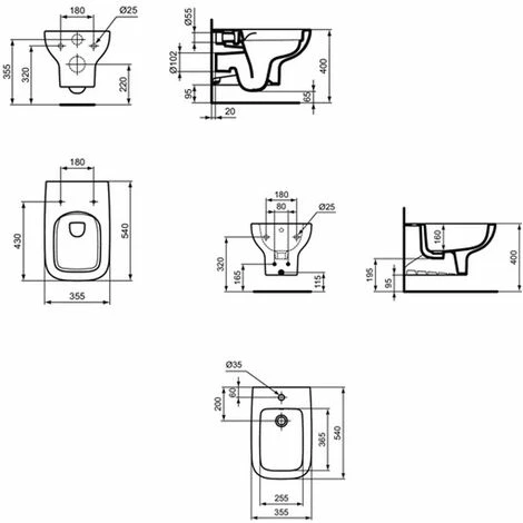 Hängende Sanitärkeramik Mit Sitz Mit Traditionellem Verschluss, Kollektion Life Ideal Standard 5 Hängende Sanitärkeramik Mit Sitz Mit Traditionellem Verschluss, Kollektion Life Ideal Standard – Bild 5