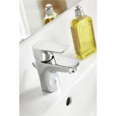 IDEAL STANDARD CeraPlan 3 Waschtischarmatur 145 Mm Mit Ablaufgarnitur - B0704AA 2 IDEAL STANDARD CeraPlan 3 Waschtischarmatur 145 Mm Mit Ablaufgarnitur - B0704AA – Bild 2